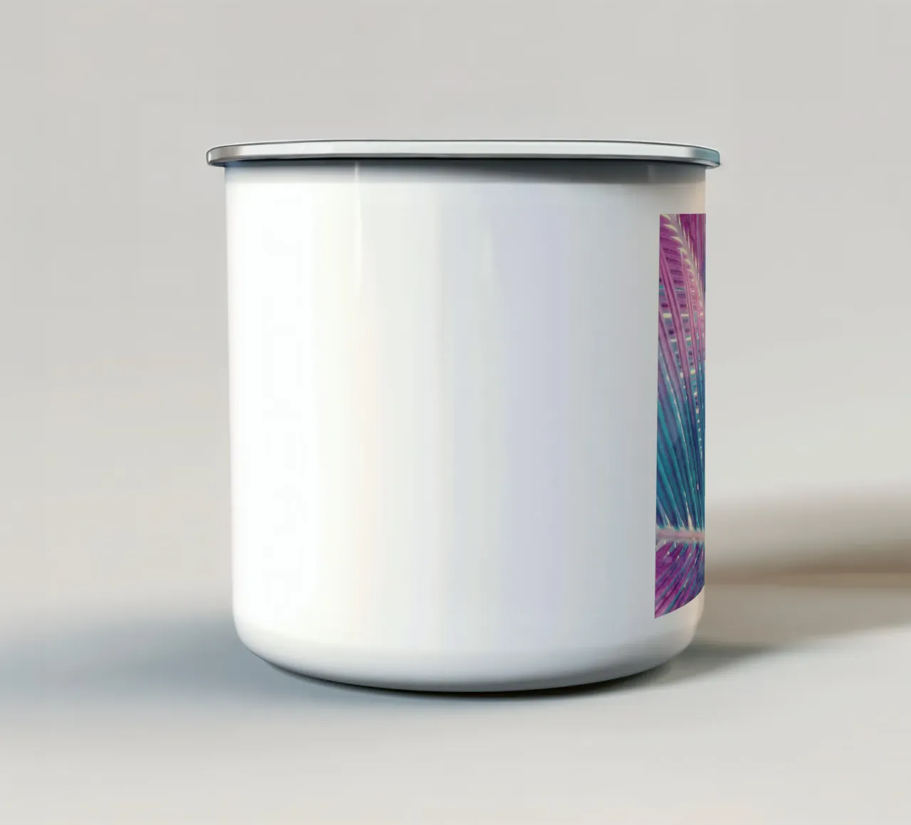 Palms tazza in smalto da cafelab