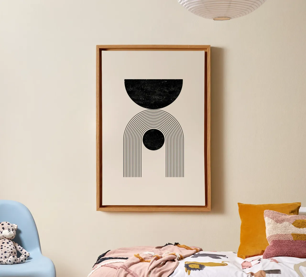 Katten & Dotz - Regenboog 07 canvas van The Artcircle