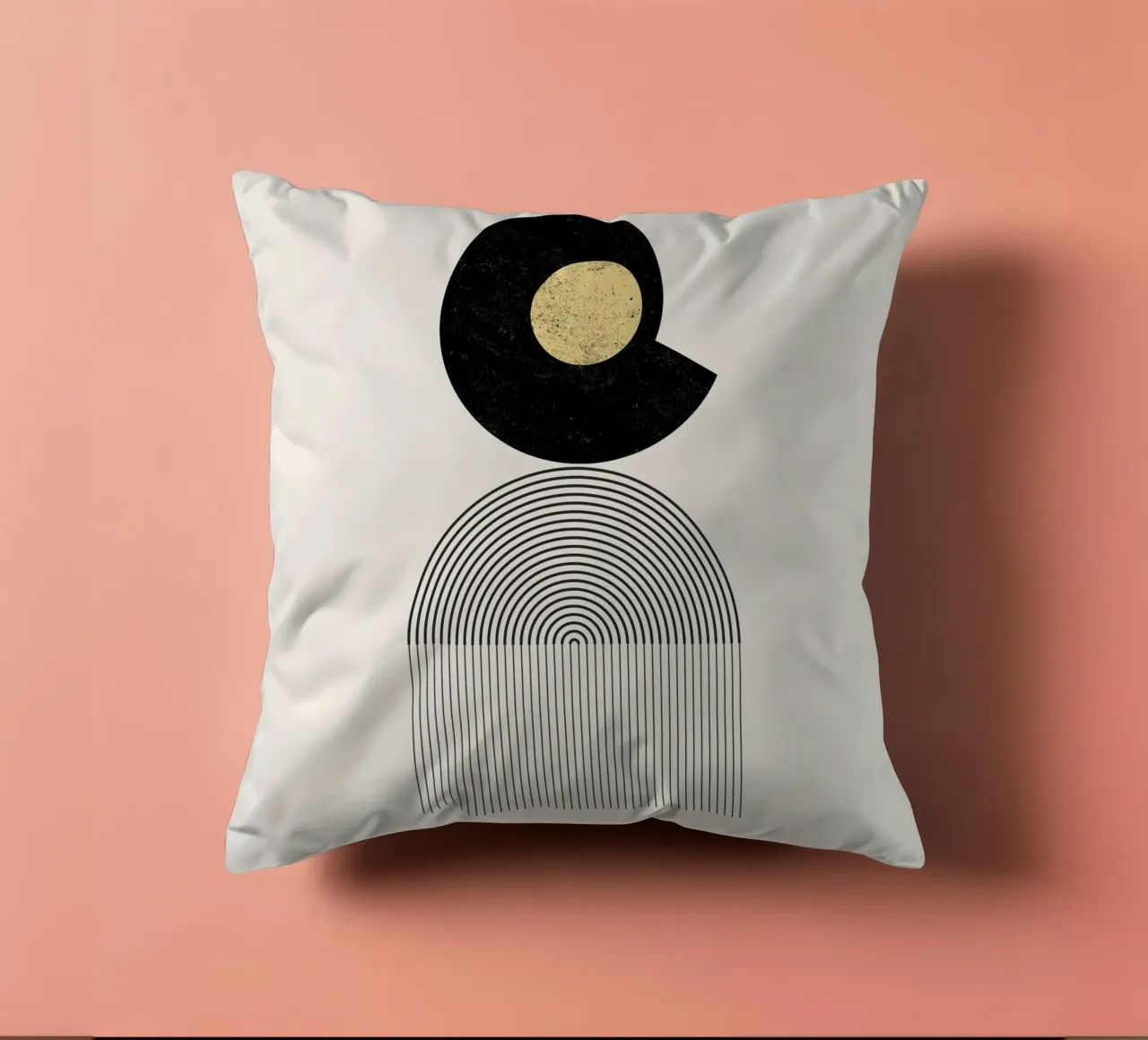 Cats & Dotz - Arcobaleno d'oro 08 cuscino da The Artcircle