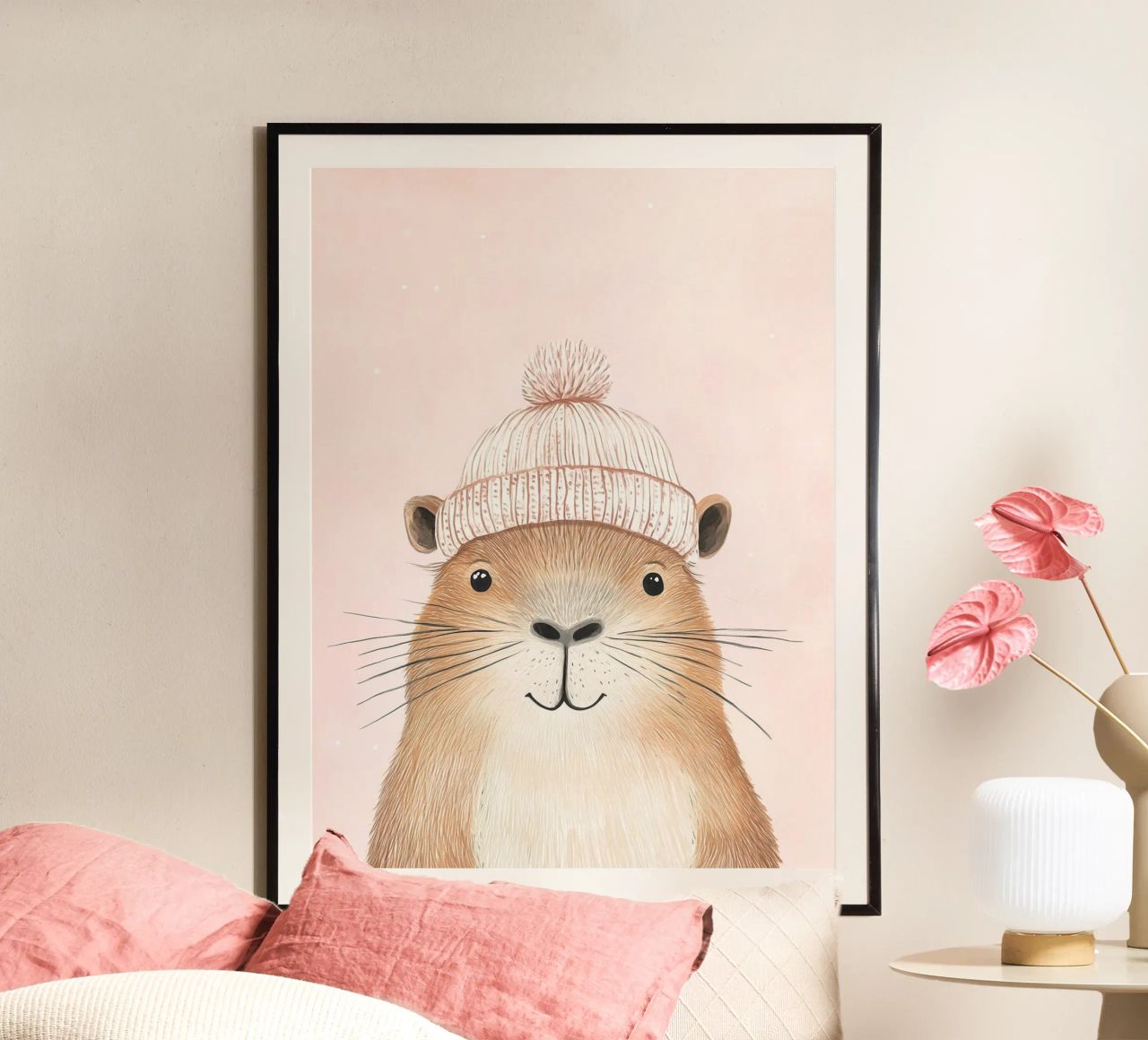 Luis, il simpatico capibara poster da Carinaprint