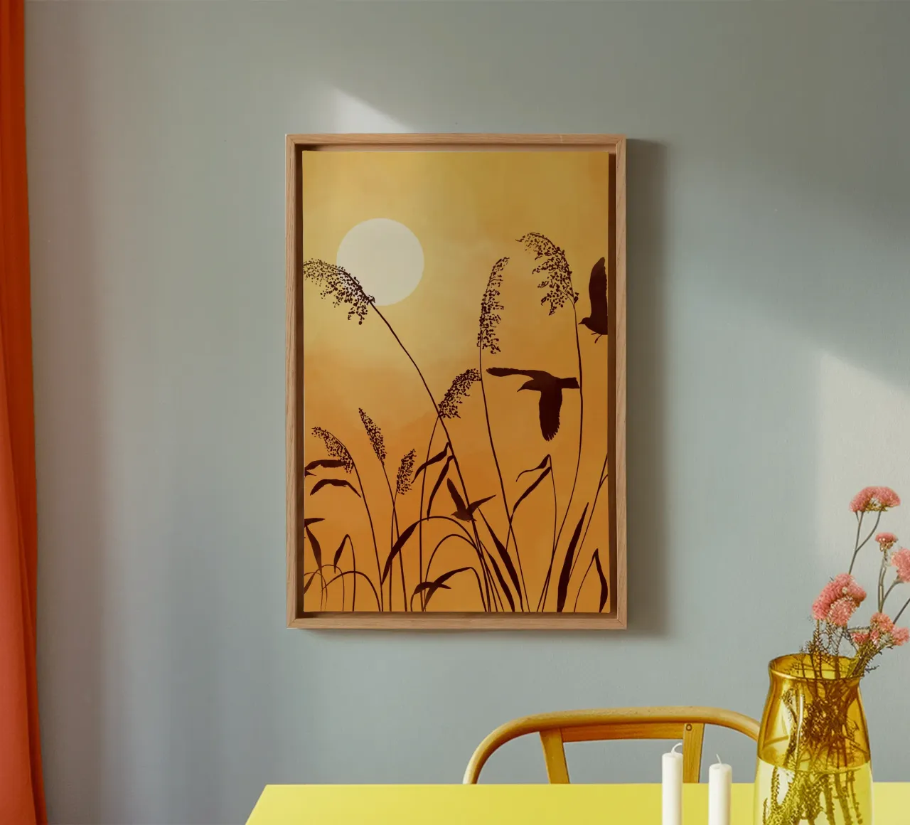 Cats & Dotz - Serenity canvas met Baklijst van The Artcircle