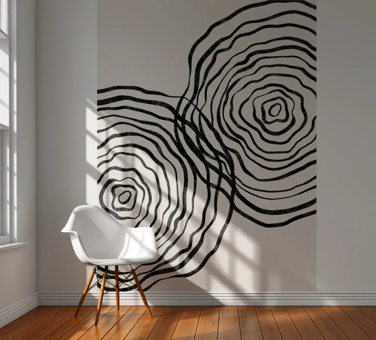 Cats & Dotz - Shape 01 Double Circles photo wallpaper by The Artcircle