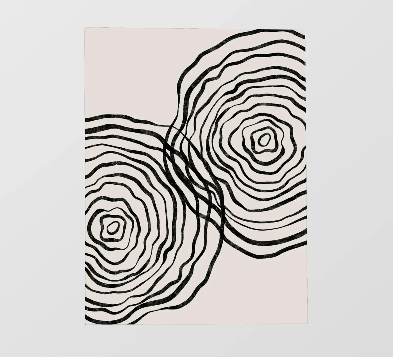 Cats & Dotz - Shape 01 Double Circles photo wallpaper by The Artcircle