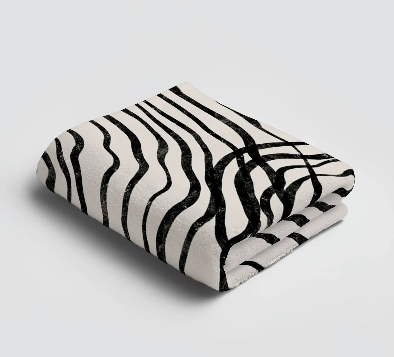 Cats & Dotz - Shape 01 Double Circles towel by The Artcircle