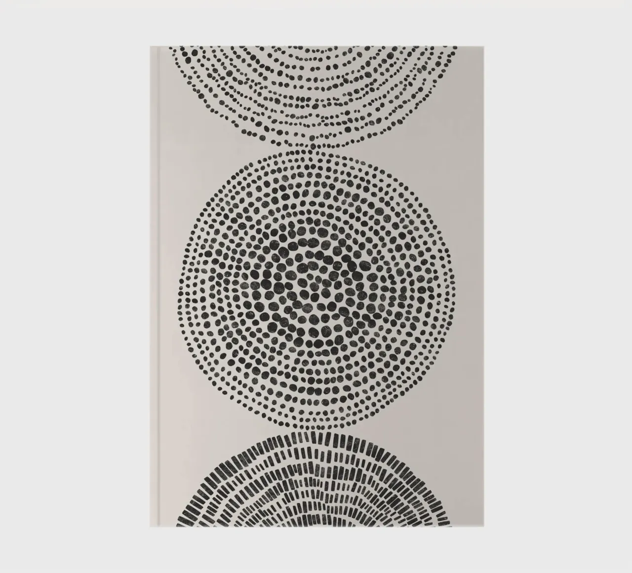 Cats & Dotz - Form 02 Dreifachkreise Notizbuch von The Artcircle