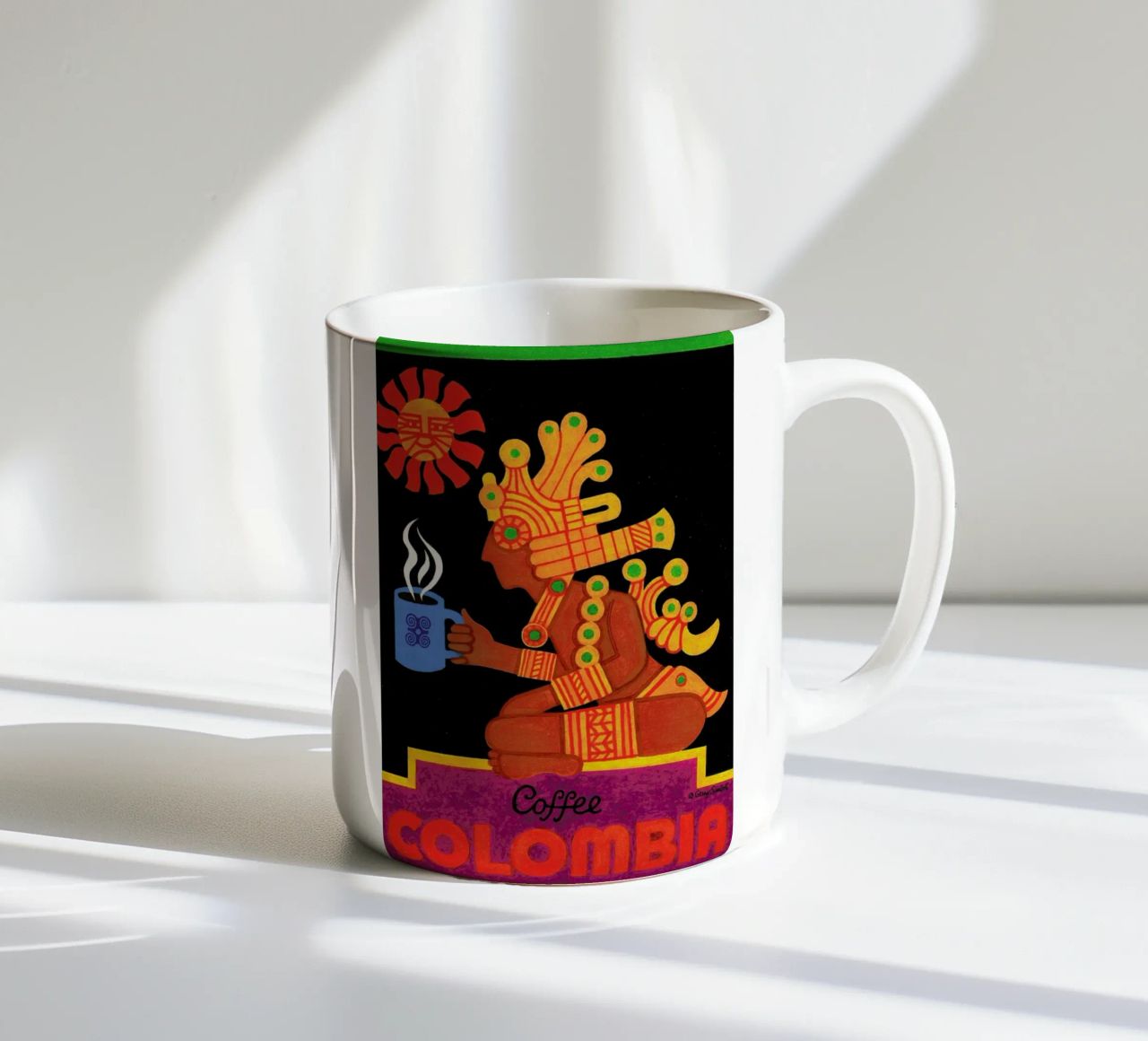 Colombia tazza in ceramica da Simboli Design
