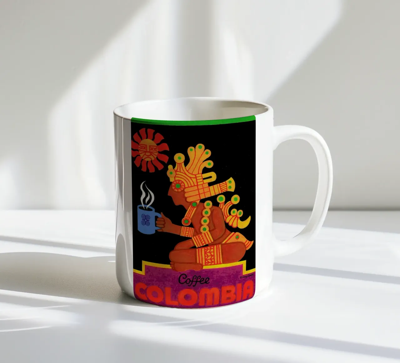 Colombia tazza in ceramica da Simboli Design