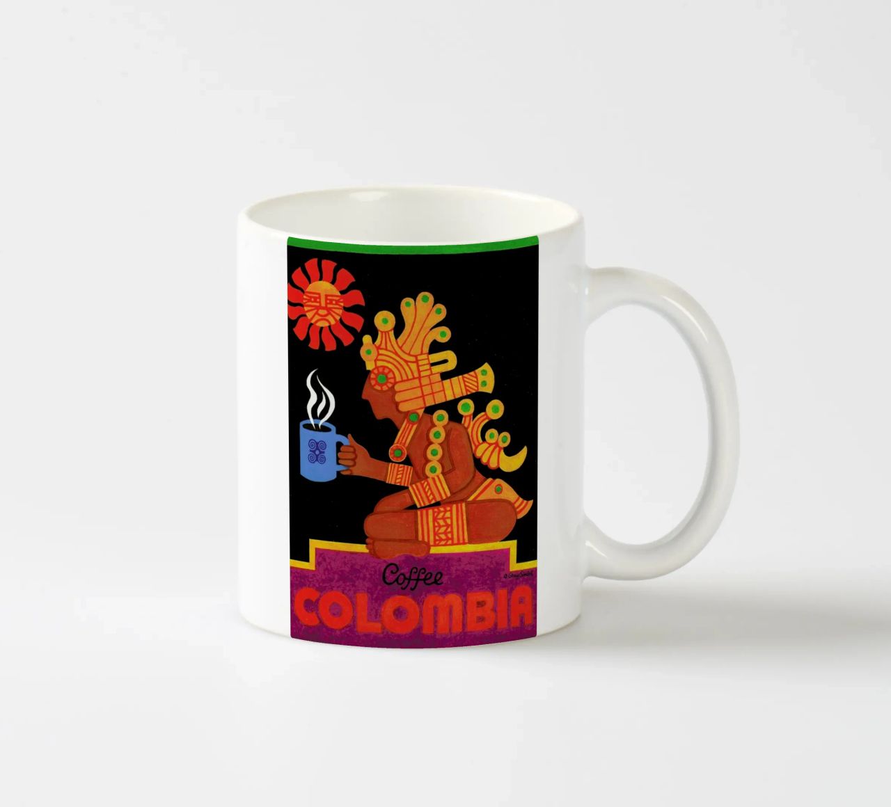 Colombia tazza in ceramica da Simboli Design