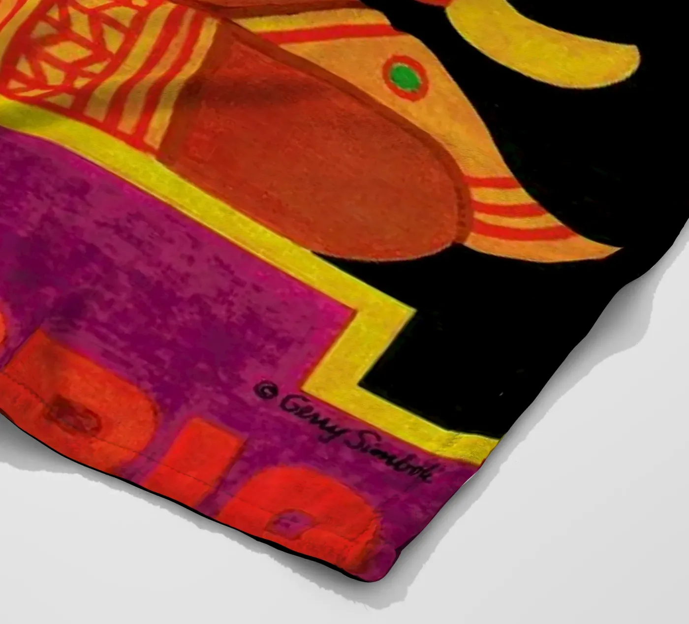 Colombia fleece blanket by Simboli Design