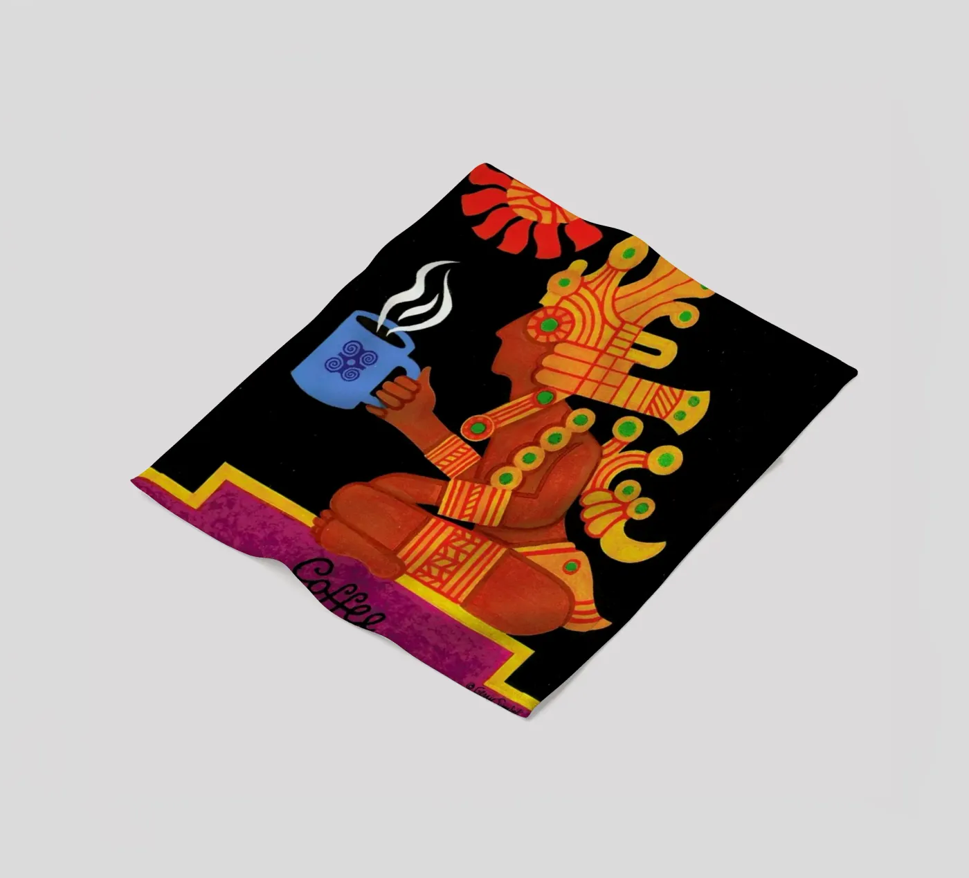 Colombia Fleecedecke von Simboli Design