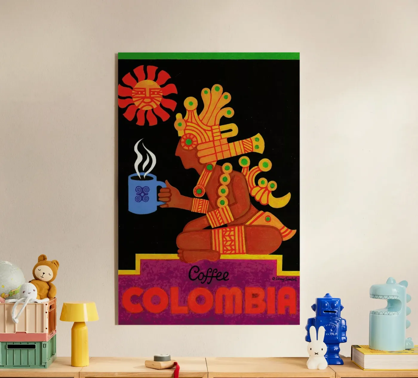 Colombia acryl van Simboli Design