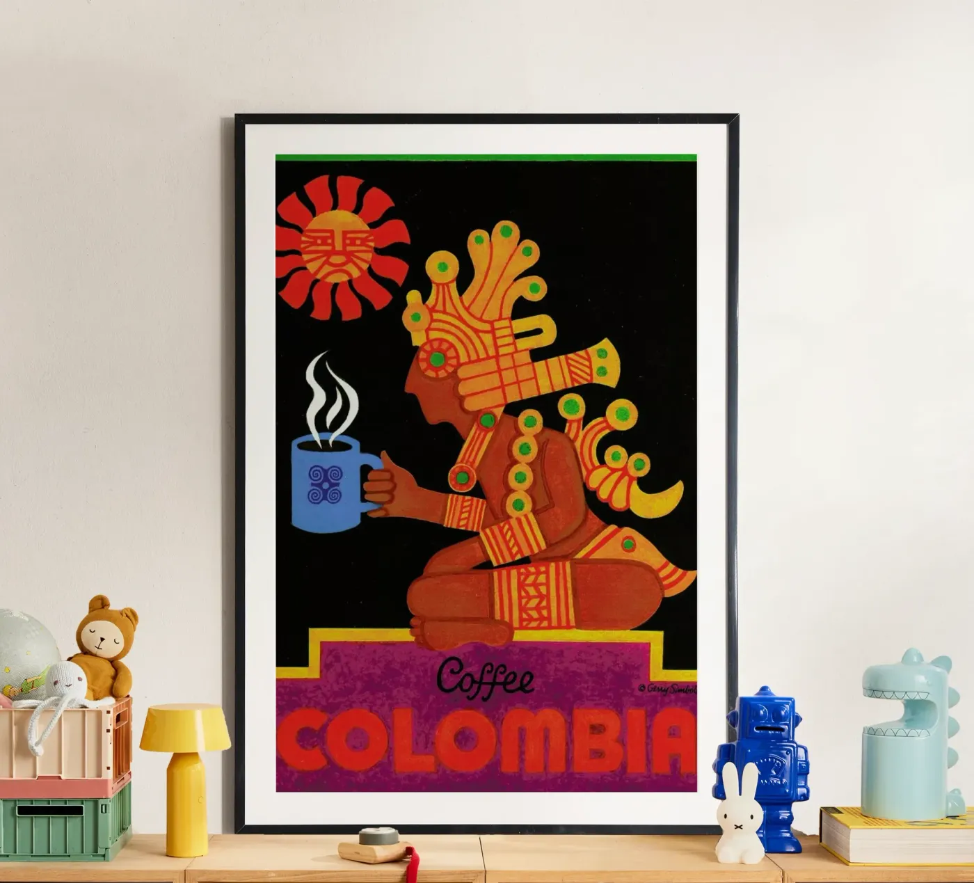 Colombia poster da Simboli Design