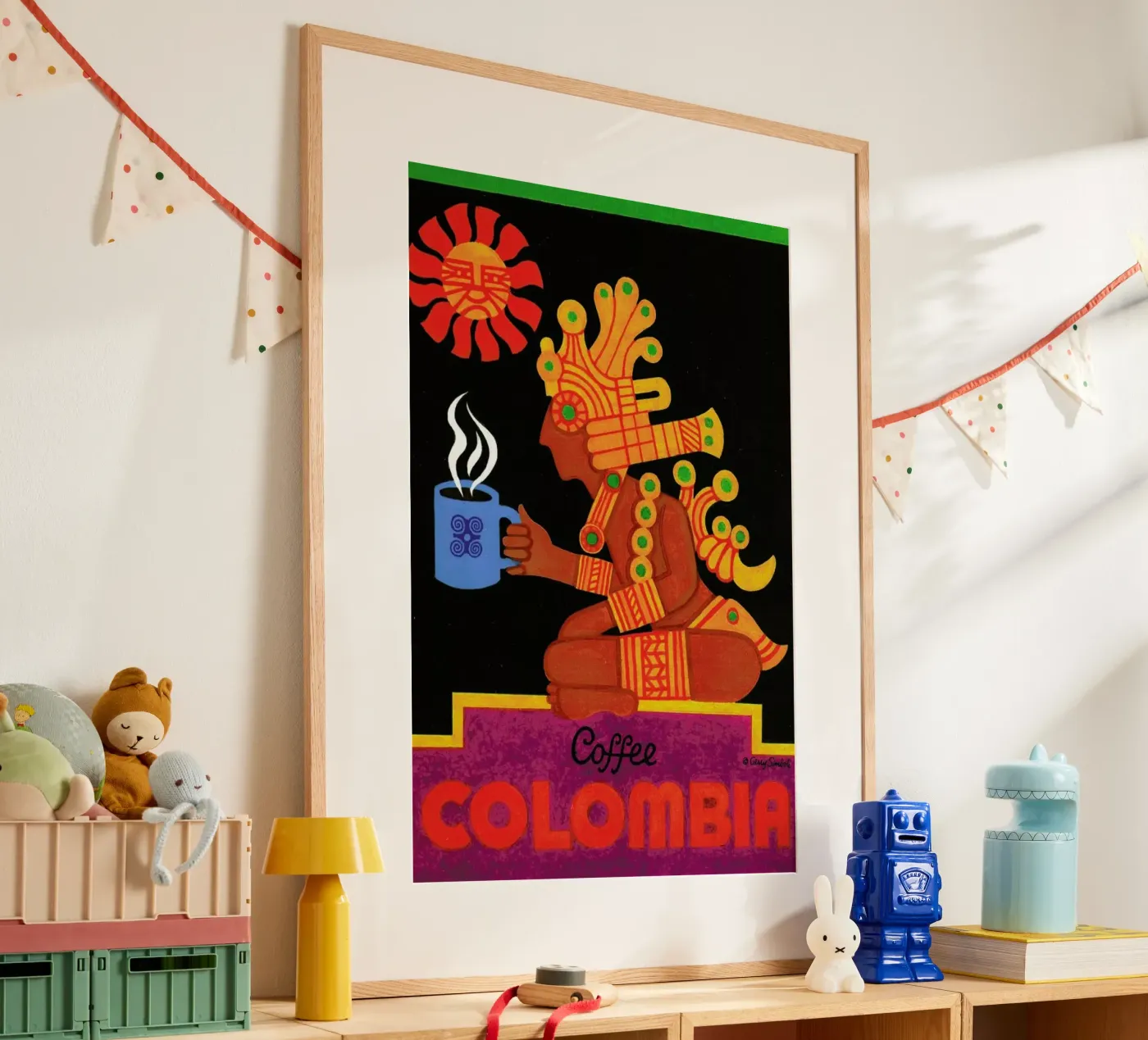 Colombia poster da Simboli Design