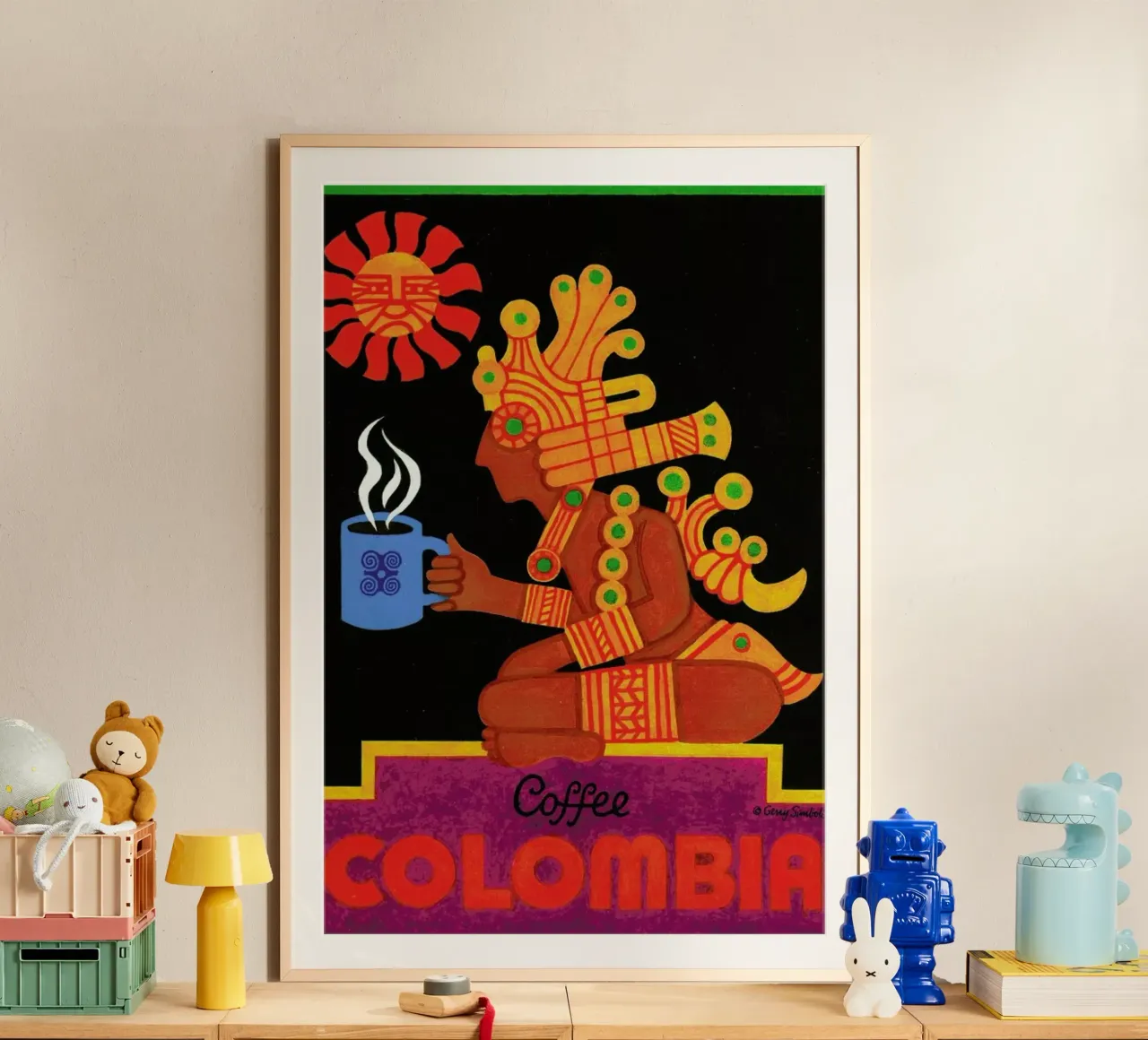 Colombia poster da Simboli Design