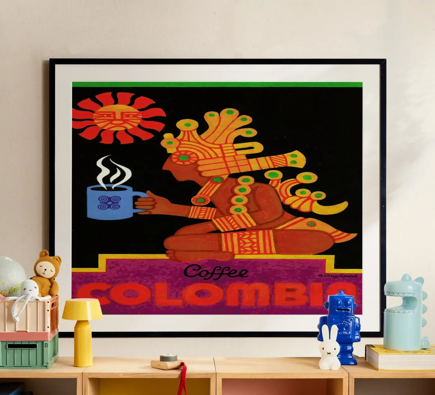 Colombia poster da Simboli Design