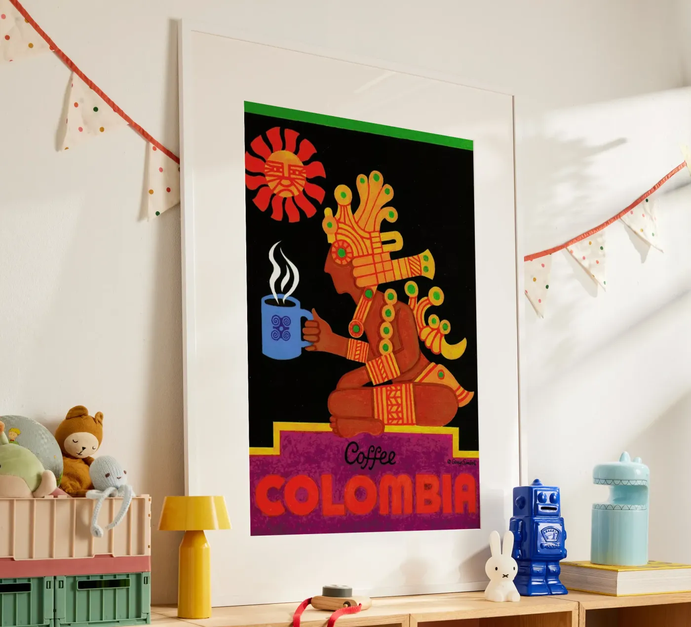 Colombia poster da Simboli Design