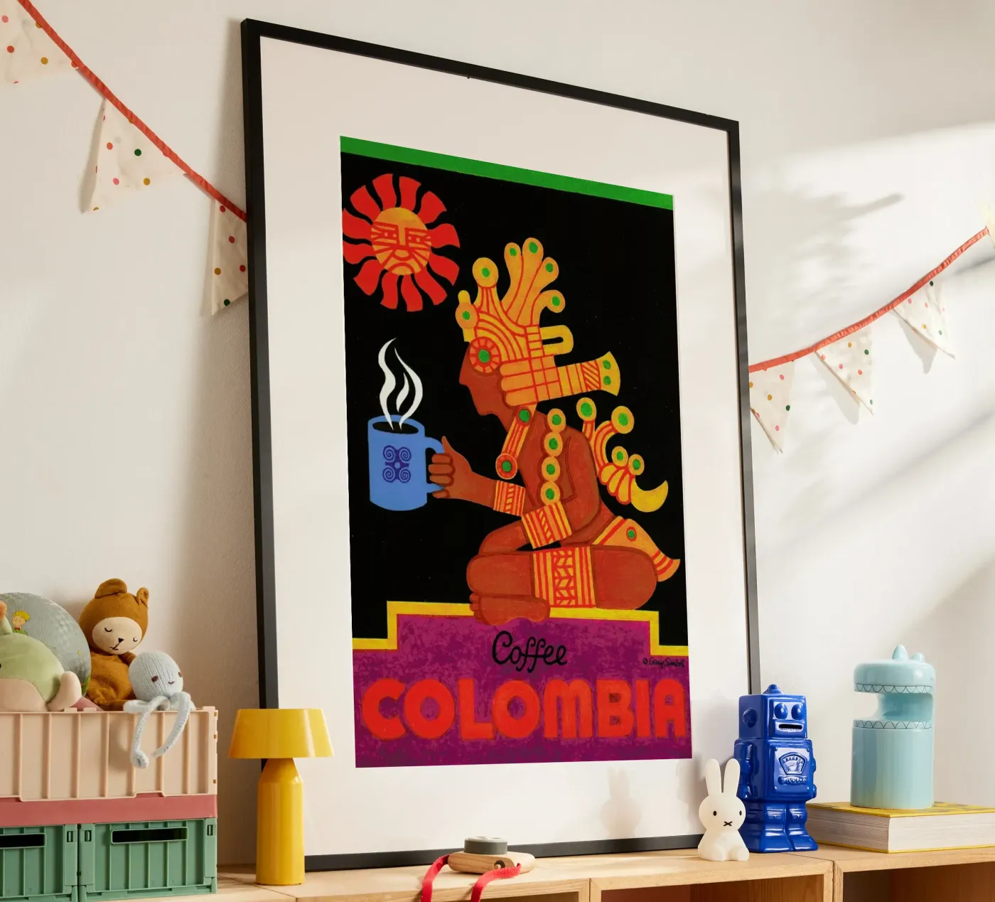 Colombia poster da Simboli Design