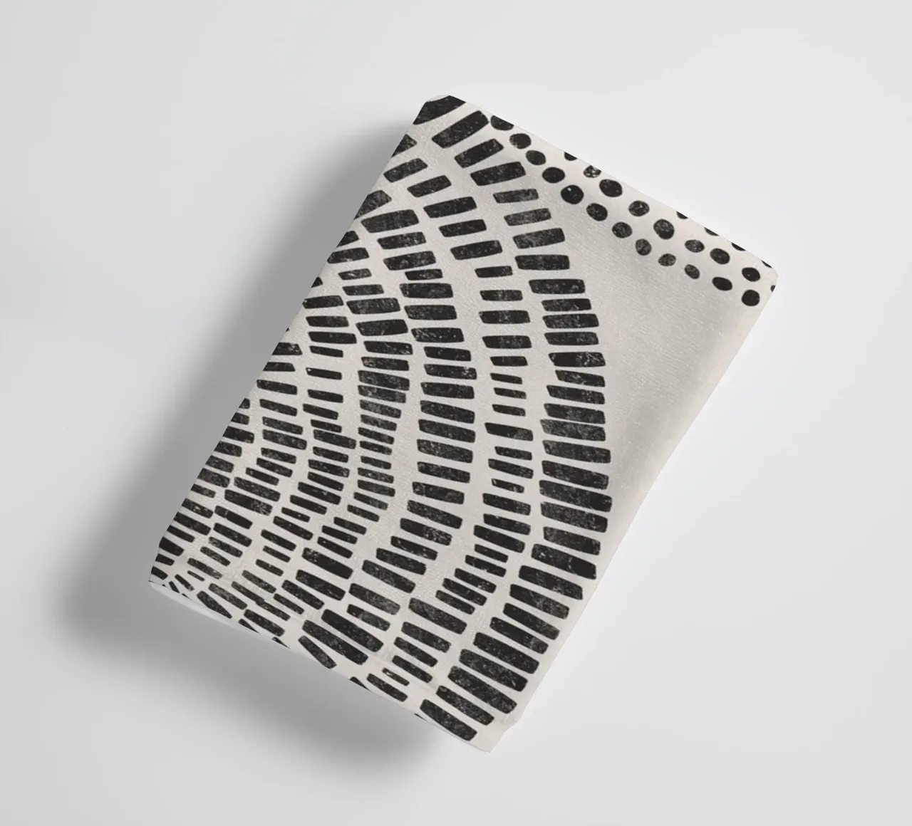Cats & Dotz - Shape 05 Double Circles towel by The Artcircle