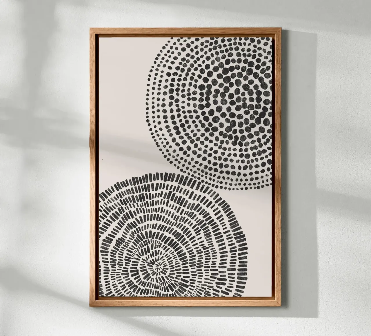 Gatti e puntini - Forma 05 Doppi cerchi alluminio dibond da The Artcircle