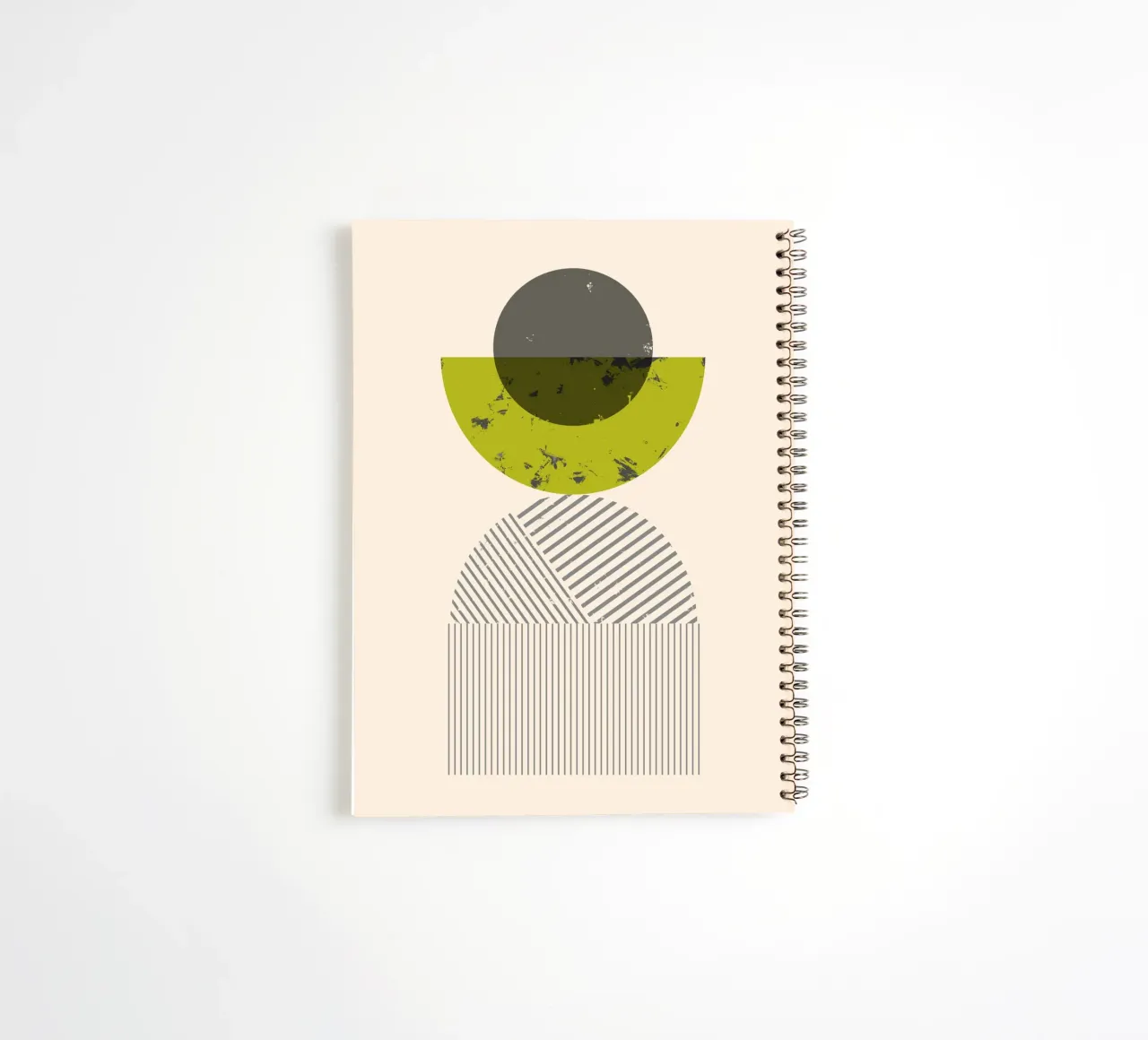 Cats & Dotz - Shape 06 spiral notebook by The Artcircle