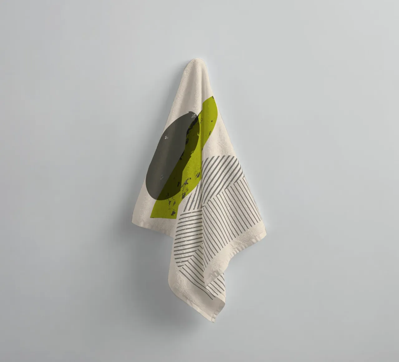 Cats & Dotz - Shape 06 towel by The Artcircle