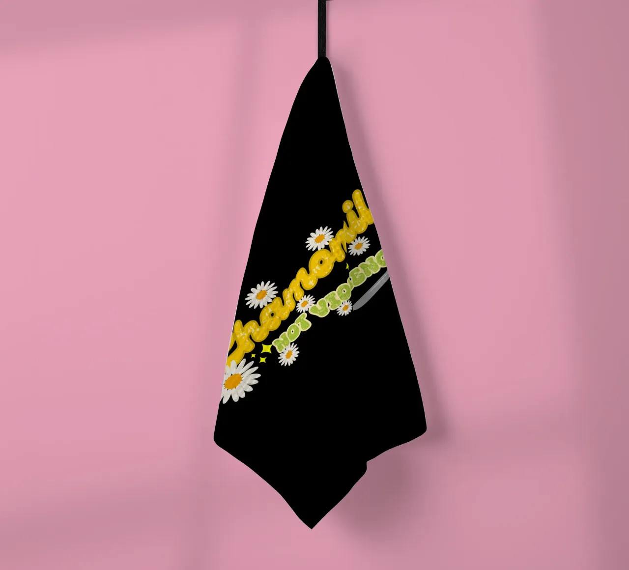 Chamomile Not Violence torchon de sillyindustries