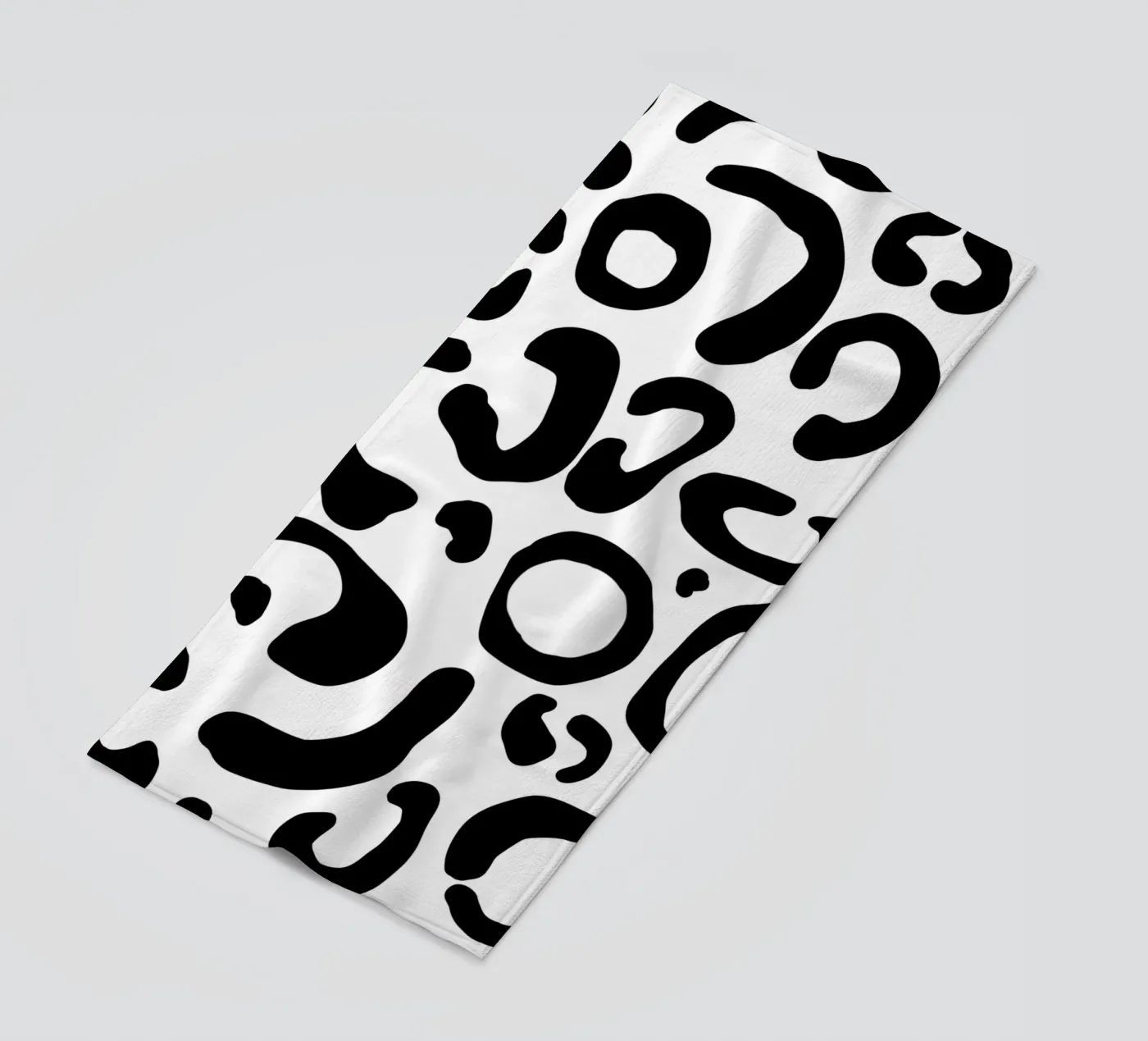 Leopard III beach towel by BAINAI