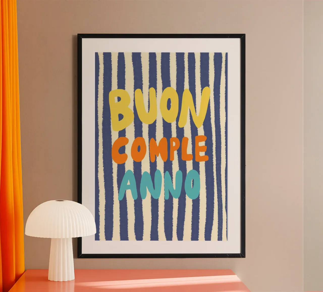 Buon Compleanno -Happy Birthday poster da Studio Dolci