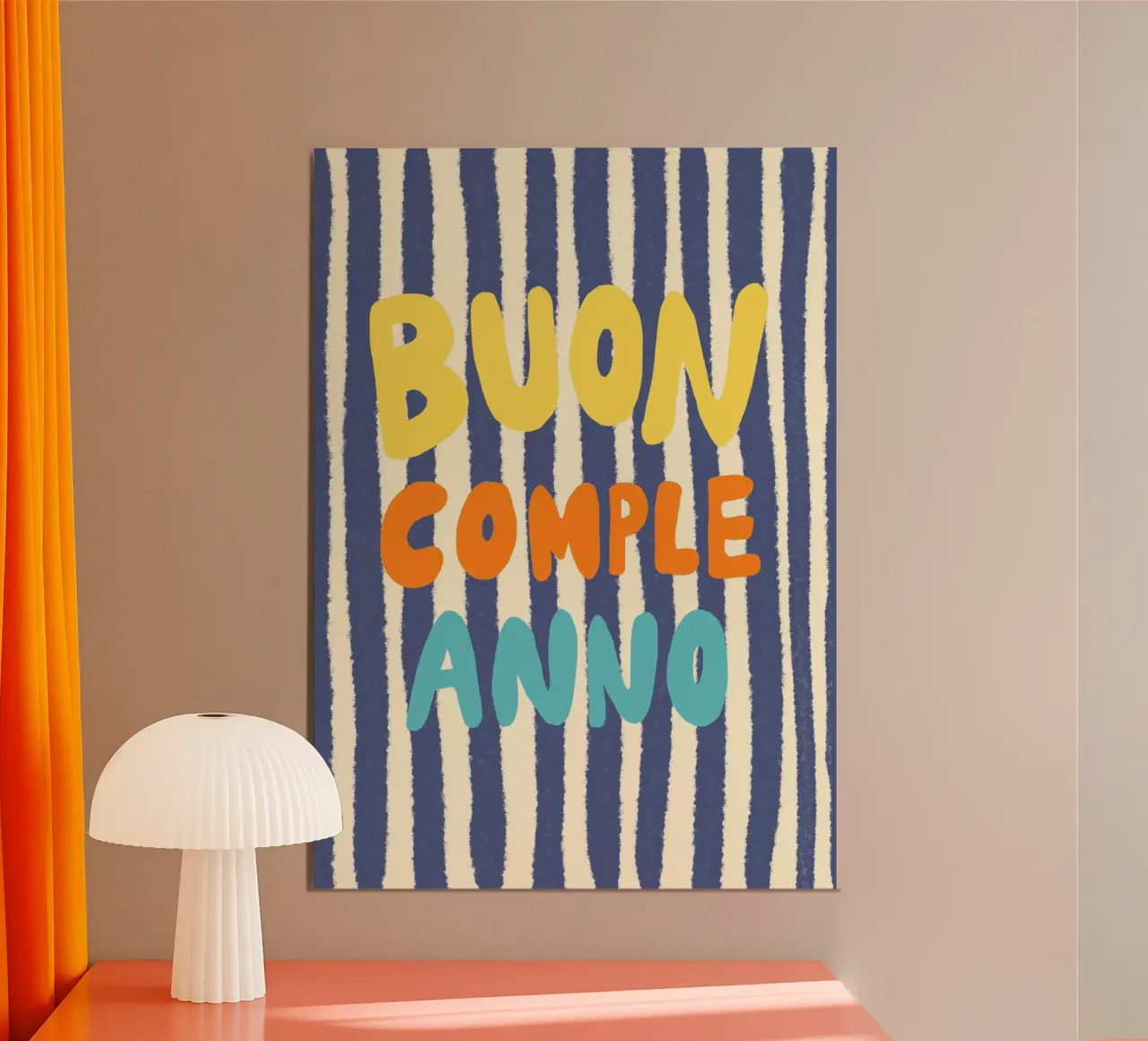 Buon Compleanno -Happy Birthday poster da Studio Dolci