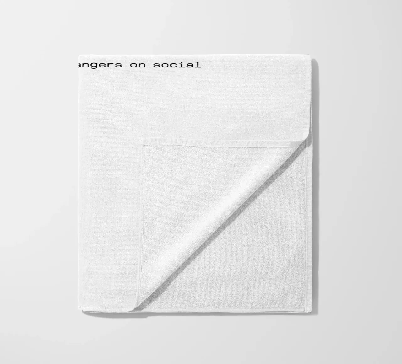 Definition Quote - Friend II beach towel by Orara Studio