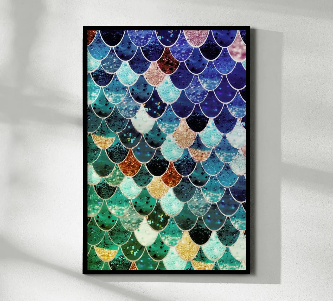 Sirena Tiffany poster con telaio in plastica da Monika Strigel