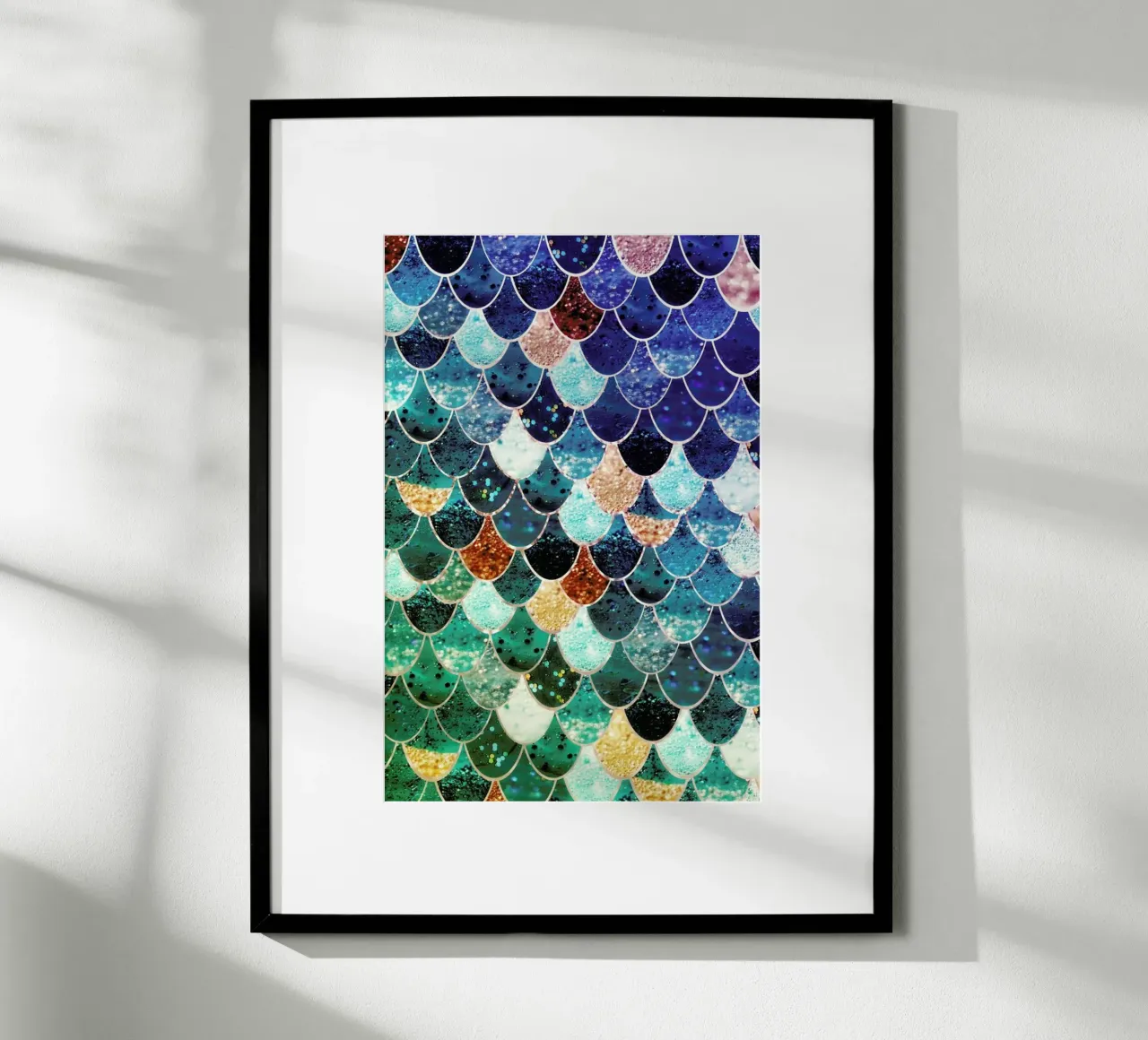 Sirena Tiffany poster con telaio in plastica da Monika Strigel