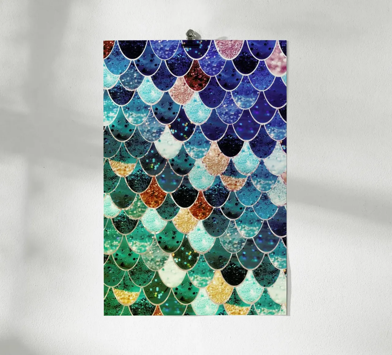 Sirena Tiffany poster con telaio in plastica da Monika Strigel
