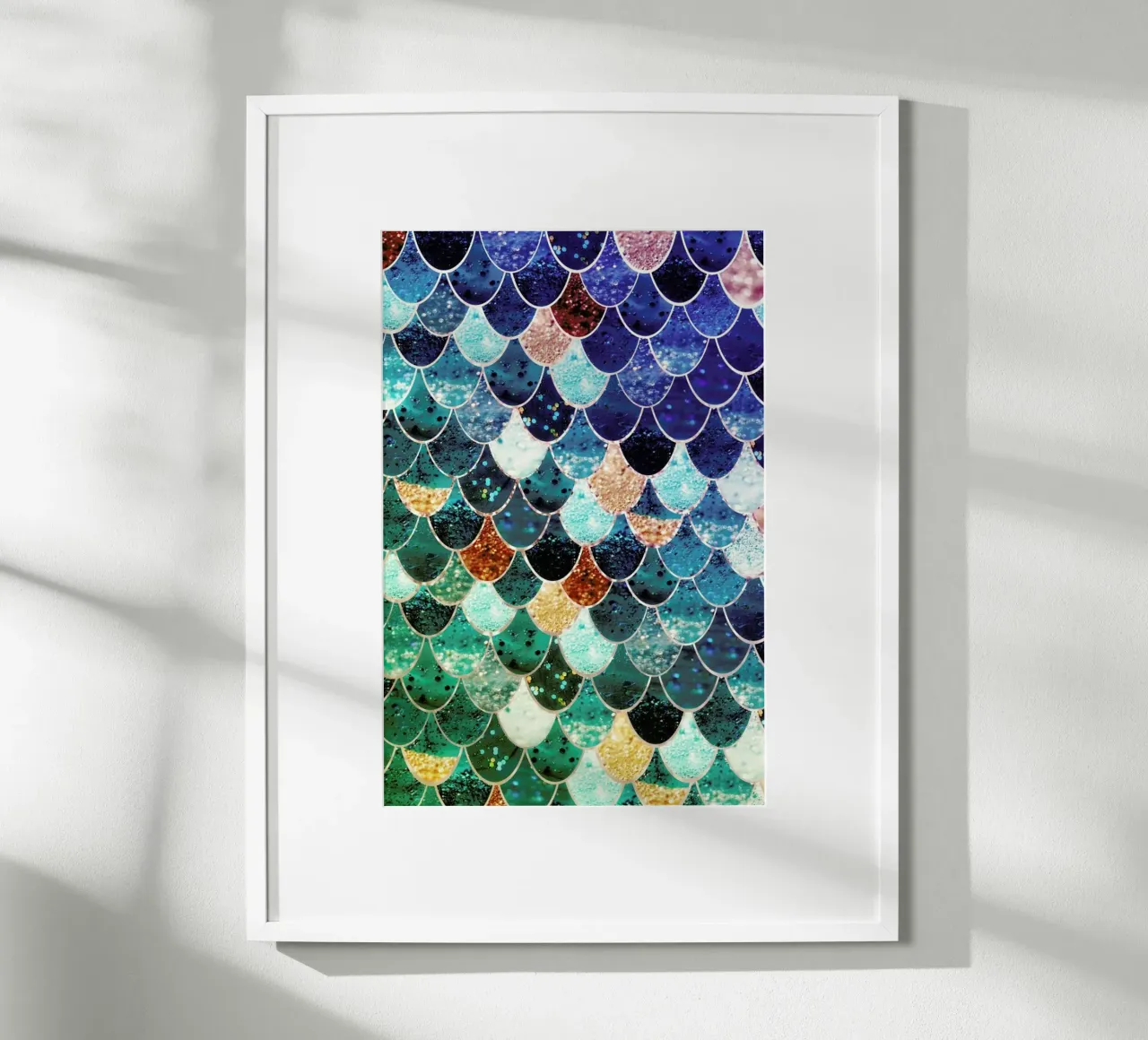 Sirena Tiffany poster con telaio in plastica da Monika Strigel