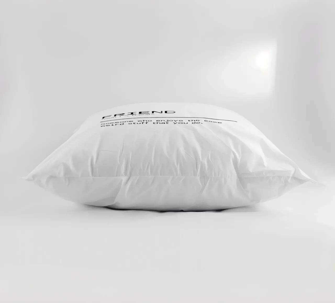 Definition Quote - Friend I decorative cushion by Orara Studio
