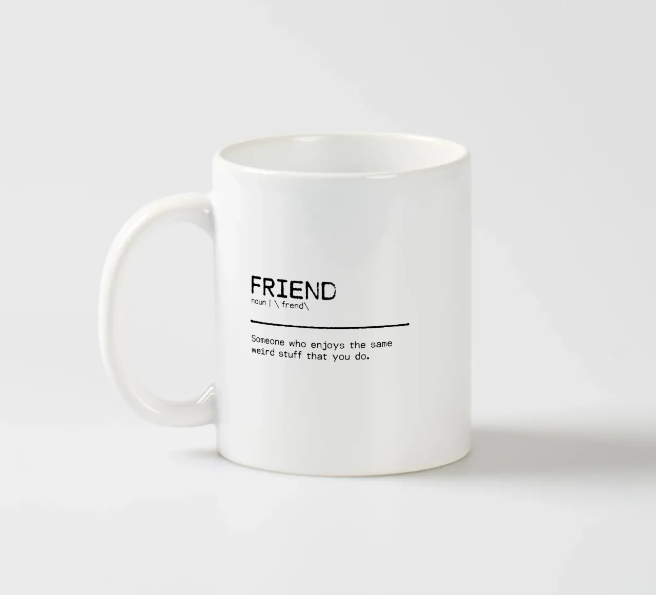 Definizione Citazione - Amico I tazza in ceramica da Orara Studio