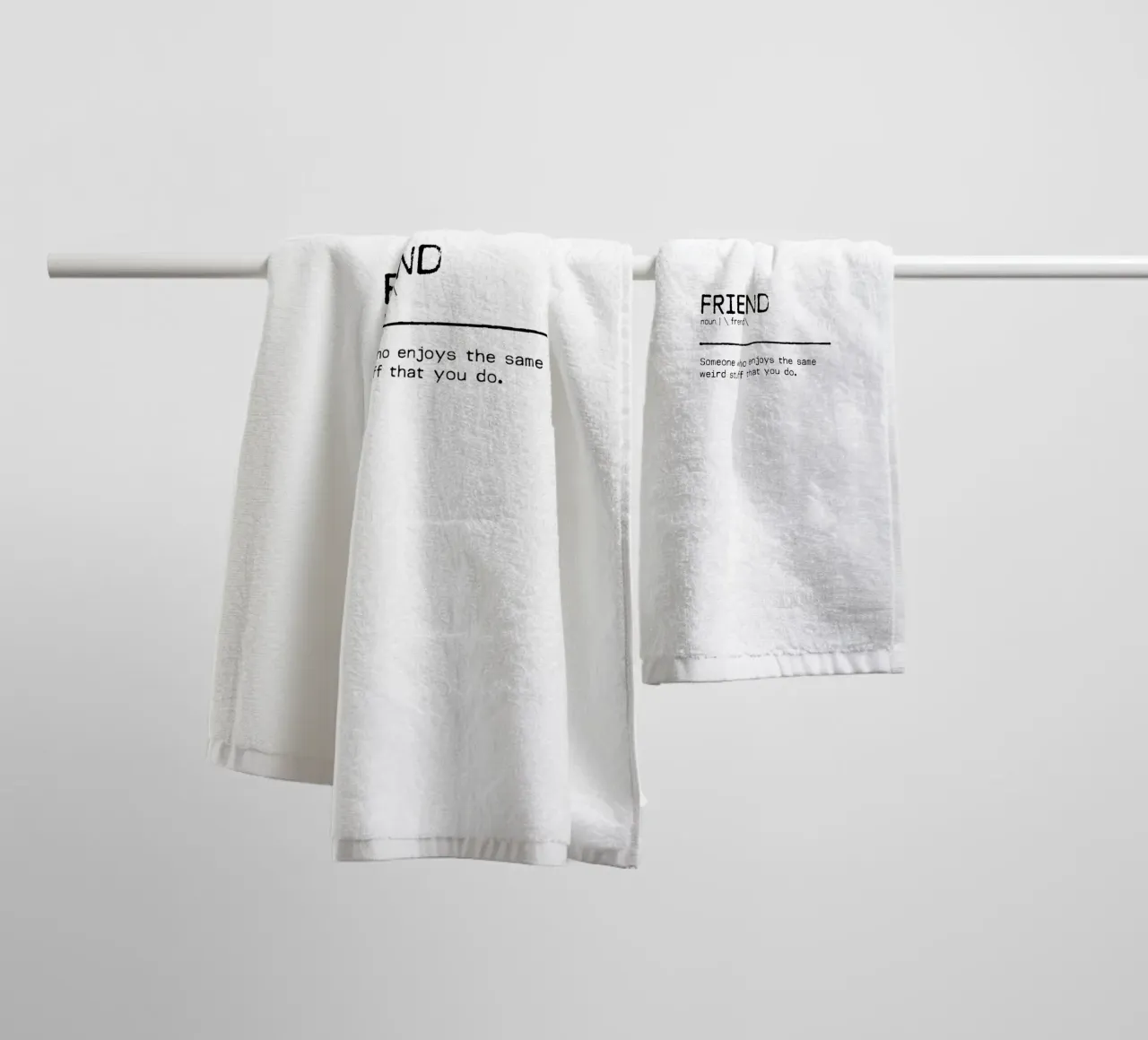 Definition Quote - Friend I towel by Orara Studio