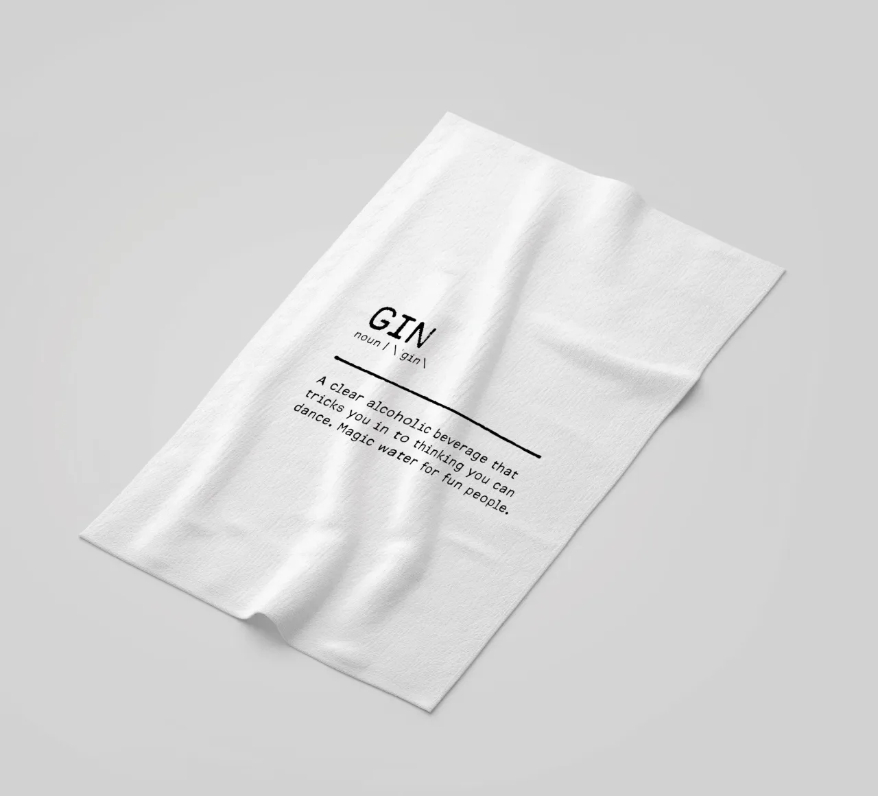 Definizione Citazione - Gin I telo mare da Orara Studio