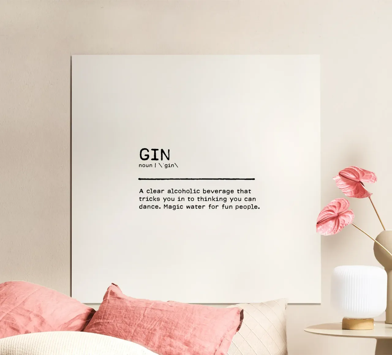 Definizione Citazione - Gin I poster da Orara Studio