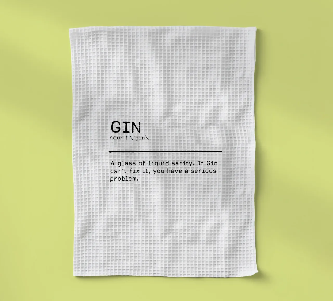 Definizione Citazione - Gin II canovaccio da cucina da Orara Studio