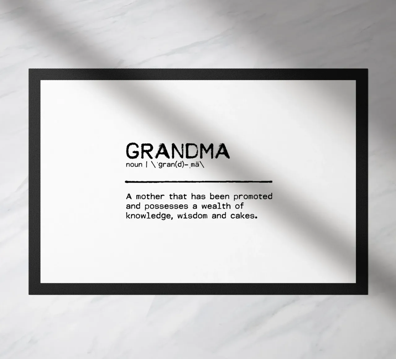 Definizione Citazione - Nonna I zerbino da Orara Studio