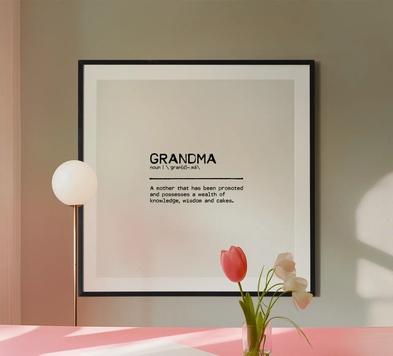 Definition Quote - Grandma I poster by Orara Studio
