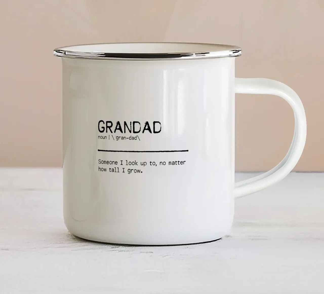 Definizione Citazione - Nonno tazza in smalto da Orara Studio