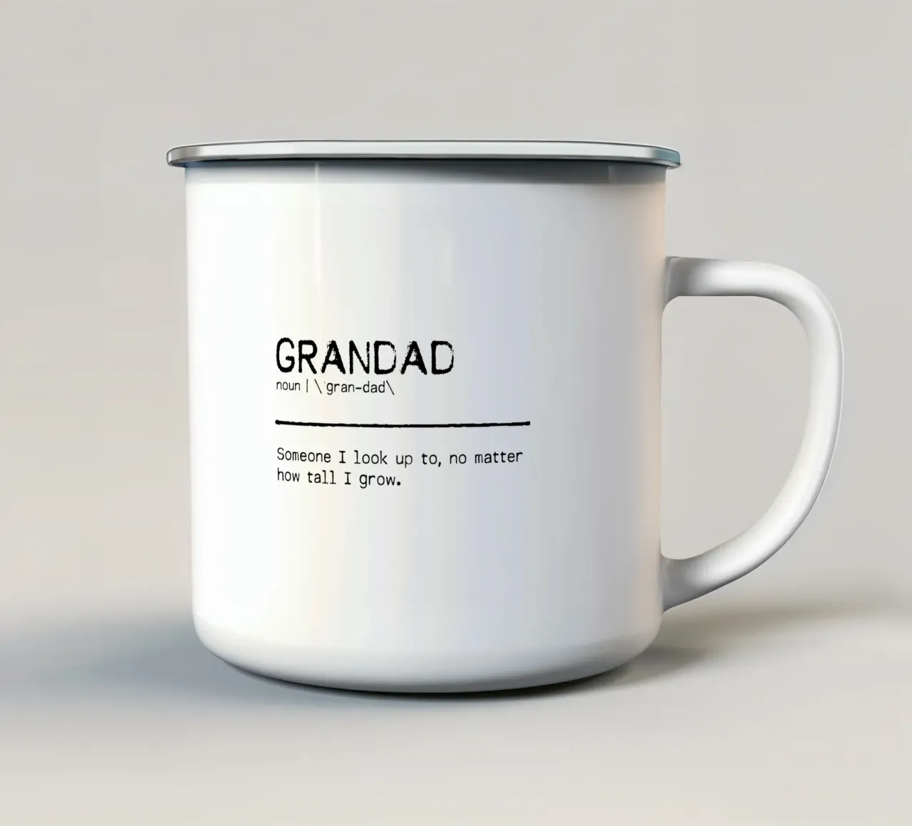 Definizione Citazione - Nonno tazza in smalto da Orara Studio