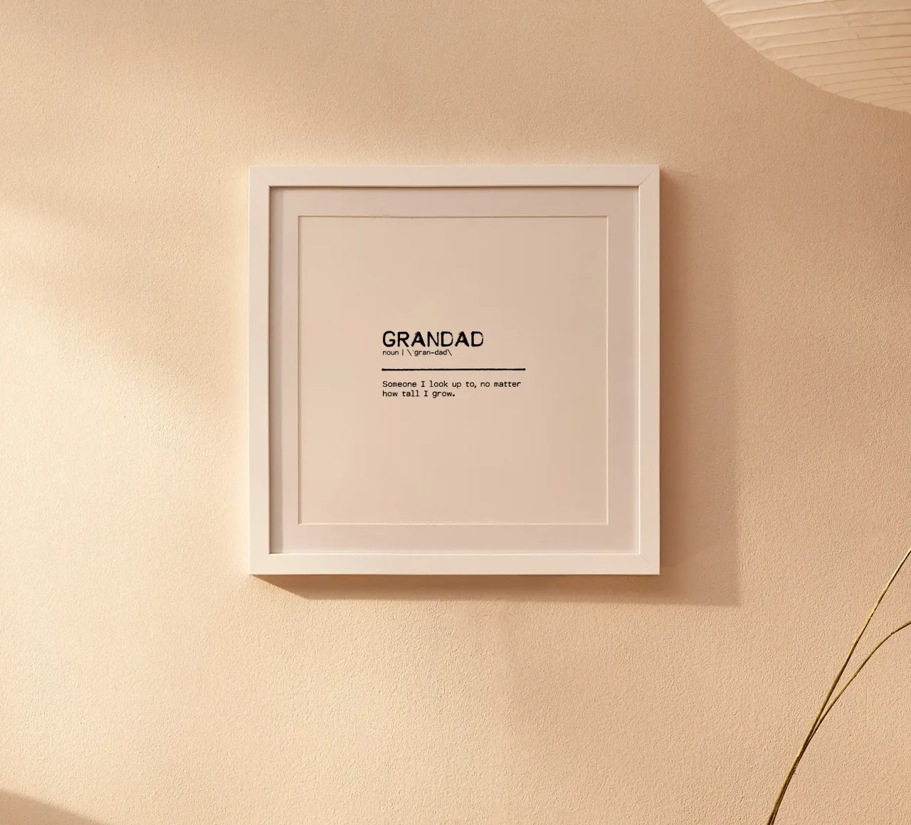 Definition Quote - Grandad hahnemühle by Orara Studio