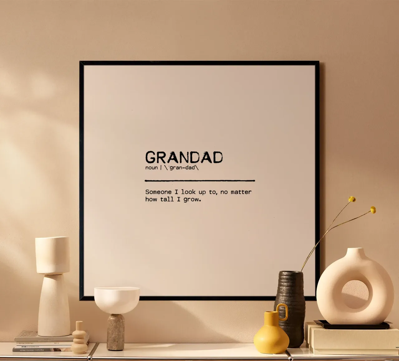 Definition Quote - Grandad hahnemühle by Orara Studio