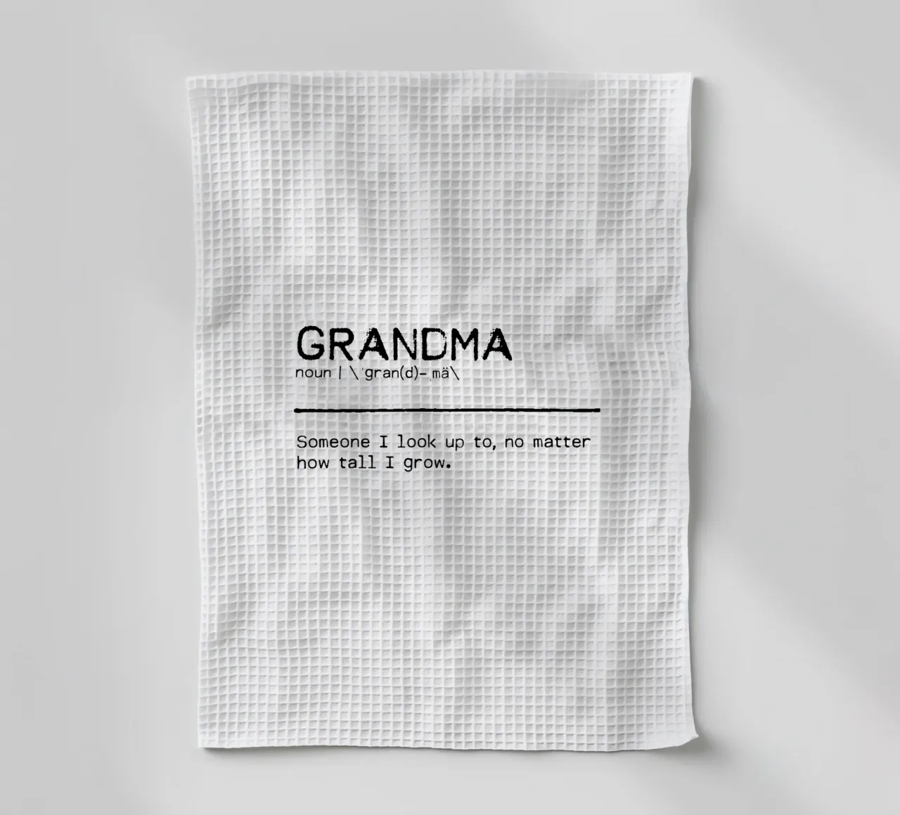 Definizione Citazione - Nonna II canovaccio da cucina da Orara Studio