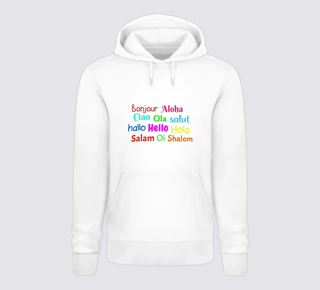 Hello in different languages Hoodie von happieeagle