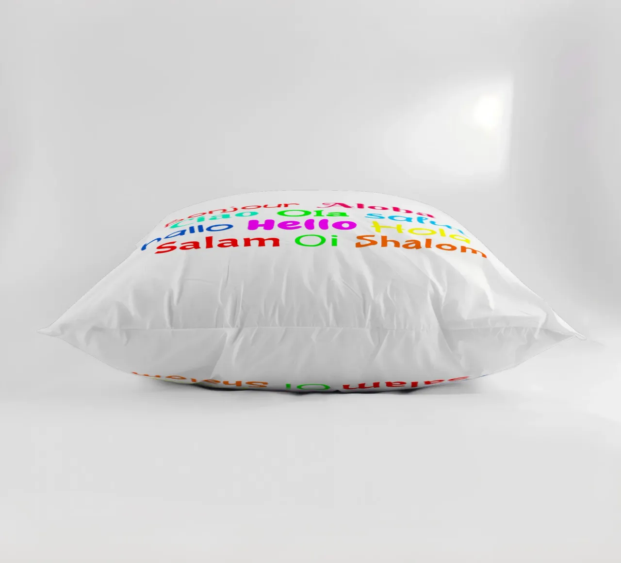 Hello in different languages coussin de happieeagle