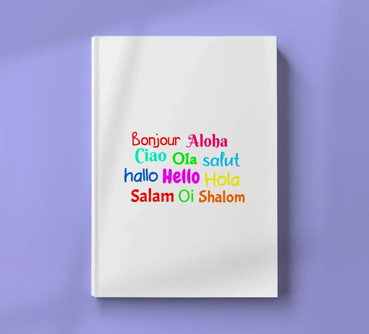 Hello in different languages notitieboek van happieeagle